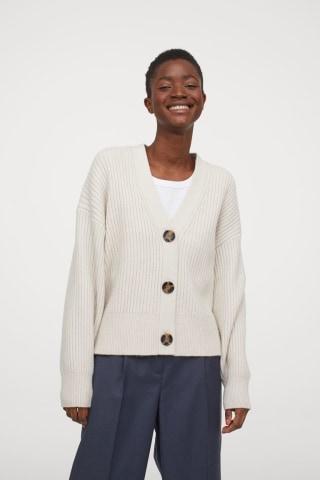 H&amp;M Conscious Rib-Knit Cardigan
