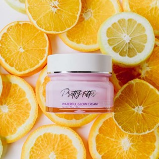 TOUCH IN SOL Pretty Filter Waterful Glow Cream 1.69 fl.oz. (50g) - Moisture Boosting Facial Cream for Makeup, Hypoallergenic Lightweight Fresh Gel Type Cream, Skin Soothing &amp; Sebum Control