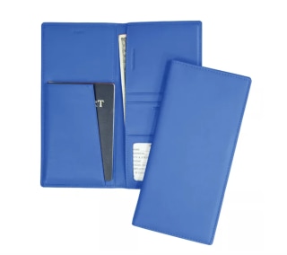 Royce Leather Airline Ticket & Passport Holder