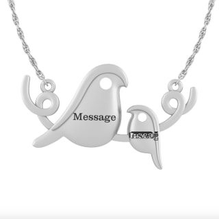 Color Stone Family Necklace