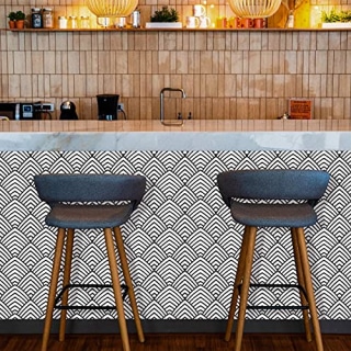 Black and White Peel and Stick Wallpaper Modern Geometric Self Adhesive Wallpaper Black Stripe Removable Wall Paper White Wallpaper Peel and Stick Decorative Contact Paper Shelf Liner Vinyl Film