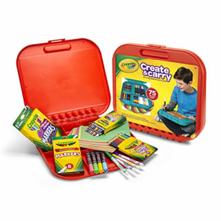 Crayola Create 'N Carry Art Set, 75 Pieces, Art Gift for Kids, Ages 5 &amp; Up