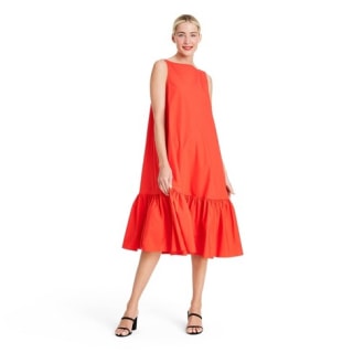 Sleeveless Ruffle Shift Dress - Christopher John Rogers for Target Red