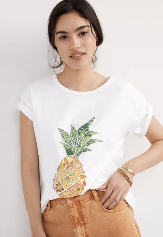 Farm Rio Pineapple Graphic Tee