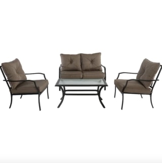 Hanover Palm Bay 4-Piece Patio Set