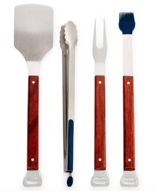 Martha Stewart Collection Wood Grilling Set