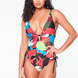 Bar Side III Side-Tie Monokini Swimsuit