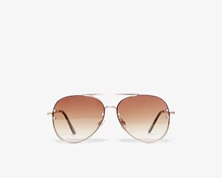 Tinted Aviator Sunglasses