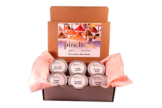 BBQ Spice Gift Set - 6 Piece Grilling Spice Box - Pinch Spice Market