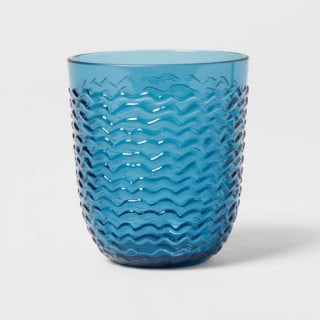 13oz Plastic Wave Texture Short Tumbler - Opalhouse(TM)