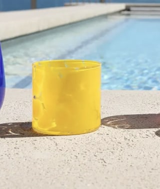 Saban Glass Fritsy Whiskey Glass