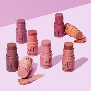 e.l.f, Monochromatic Multi Stick, Creamy, Lightweight, Versatile, Luxurious, Adds Shimmer, Easy To Use On The Go, Blends Effortlessly, Sparkling Rose, 0.155 Oz