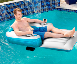 Sharper Image Motorized Pool Lounger