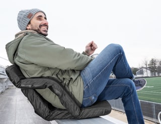 Sharper Image Portable Reclining Stadium Seat