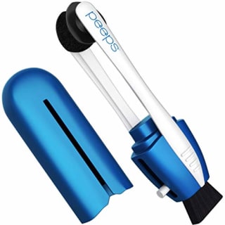 CarbonKlean Peeps Eyeglass Lens Cleaner - Efficient and Durable Carbon Microfiber Technology - Exclusively Used by NASA - 500 Uses (Soft Touch Blue)