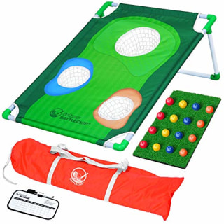 GoSports BattleChip Backyard Golf Cornhole Game