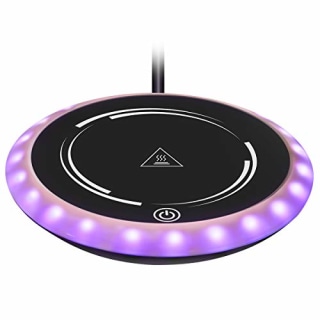 Symani Coffee Mug Warmer - Smart Wax Candle Warmer with Auto Shut Off for Home Office Desk Use, Electric Hot Plate with Touch Control,Mugs Warmer with Light for Beverage Cocoa Tea Water Milk