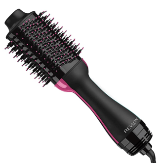 Revlon One-Step Hair Dryer And Volumizer Hot Air Brush, Black