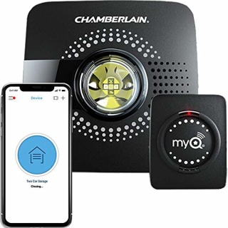 Chamberlain MyQ Smart Garage Hub - Wi-Fi enabled Garage Hub with Smartphone Control, Model MYQ-G0301, Old Version, Black