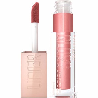 MAYBELLINE NEW YORK Lifter Gloss Hydrating Lip Gloss with Hyaluronic Acid, Moon, 0.18 Ounce