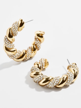 Pav? Twist Earrings