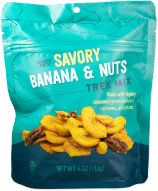 Trader Joe's Savory Banana &amp; Nuts Trek Mix