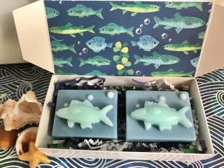 Shark Soap, Shark Party Favor, Fish Soap, Beach Soap, Summer Soap, Children's Soap