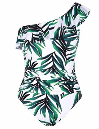 Hilor Asymmetric Ruffle Monokini
