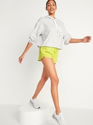 Dolphin-Hem Run Shorts