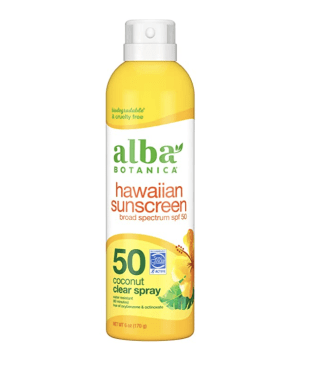 Alba Botanica Hawaiian Sunscreen Spray, SPF 50