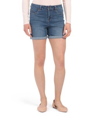 High Waisted Rolled Shorts