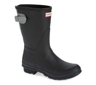 Hunter Original Short Back Adjustable Waterproof Rain Boot