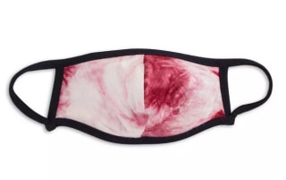 Aqua Reversible Tie-Dyed Face Mask