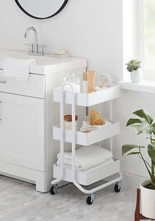 Squared Away 3-Tier Bath Storage Cart