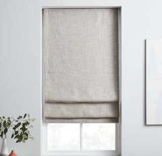 Crossweave Cordless Roman Shades