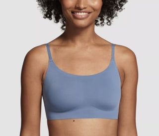 True & Co. True Everybody Adjustable Strap Scoop Neck Bra