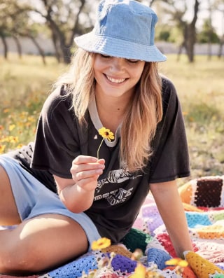 Aerie Patchwork Bucket Hat