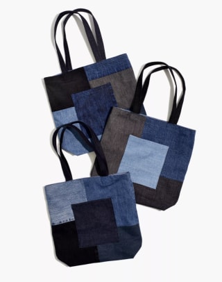 Miniature Rhino Patchwork Tote