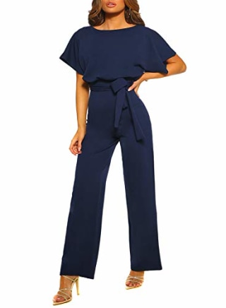 Happy Sailed Women's Belted Romper