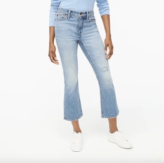 J.Crew Factory High-Rise Flare Crop Jean