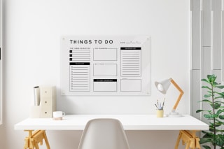 Personalized Acrylic Things to Do Dry Erase Board