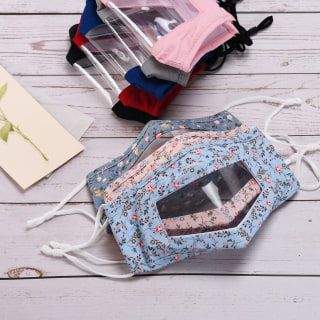 Window Face Mask, Transparent Face Mask Suit For Lip Reading,Teachers, Speech Therapists, Hearing Impaired.Let The World See Your Voice