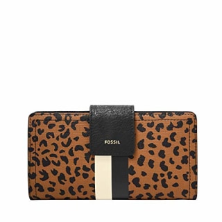 Fossil Logan Leather RFID-Blocking Clutch Wallet