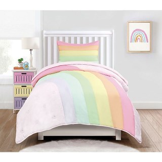 Kids Rule Rainbow Panel Quilt Set