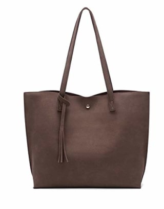 Dreubea Faux Leather Tote