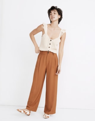Celebrities are loving the wide leg pant trend Shop from H M and more