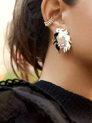 BaubleBar Cruella Disney Earrings