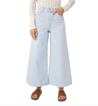 Free People Landry Crop Wide Leg Jeans