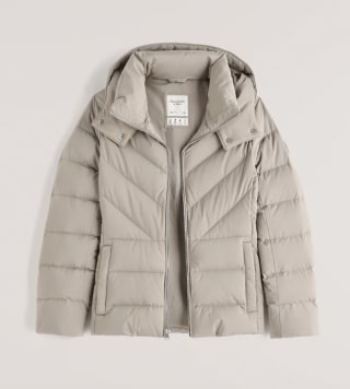 Abercrombie + Fitch Short Stretch Puffer