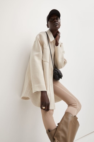 Oversized Shirt Jacket